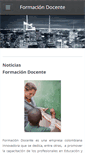 Mobile Screenshot of formaciondocente.info